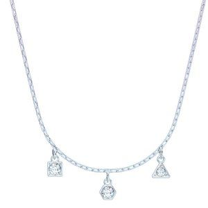 Swarovski Trio Crystal Pendant "Simple" Necklace